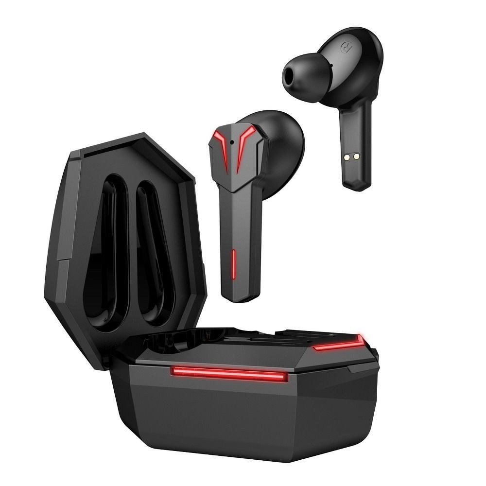 Bluetooth sluchátka TWS ART AP-TW-G10 GAMING s mikrofonem a dokovací stanicí s typem C černá