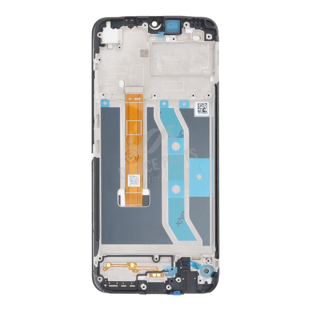 Realme C25Y LCD displej + dotyková deska + přední kryt ori black ori