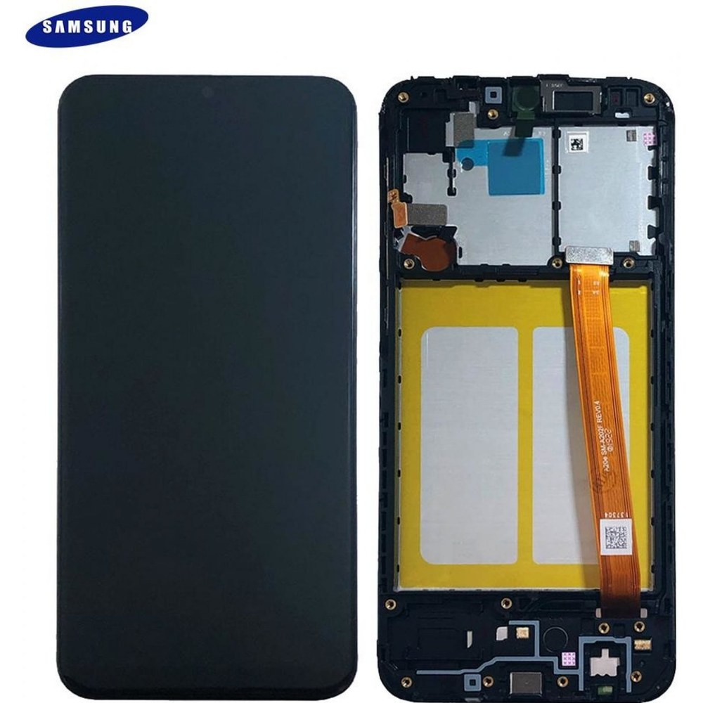 Samsung Galaxy A20e SM-A202F LCD + dotyková deska + přední kryt black - originál