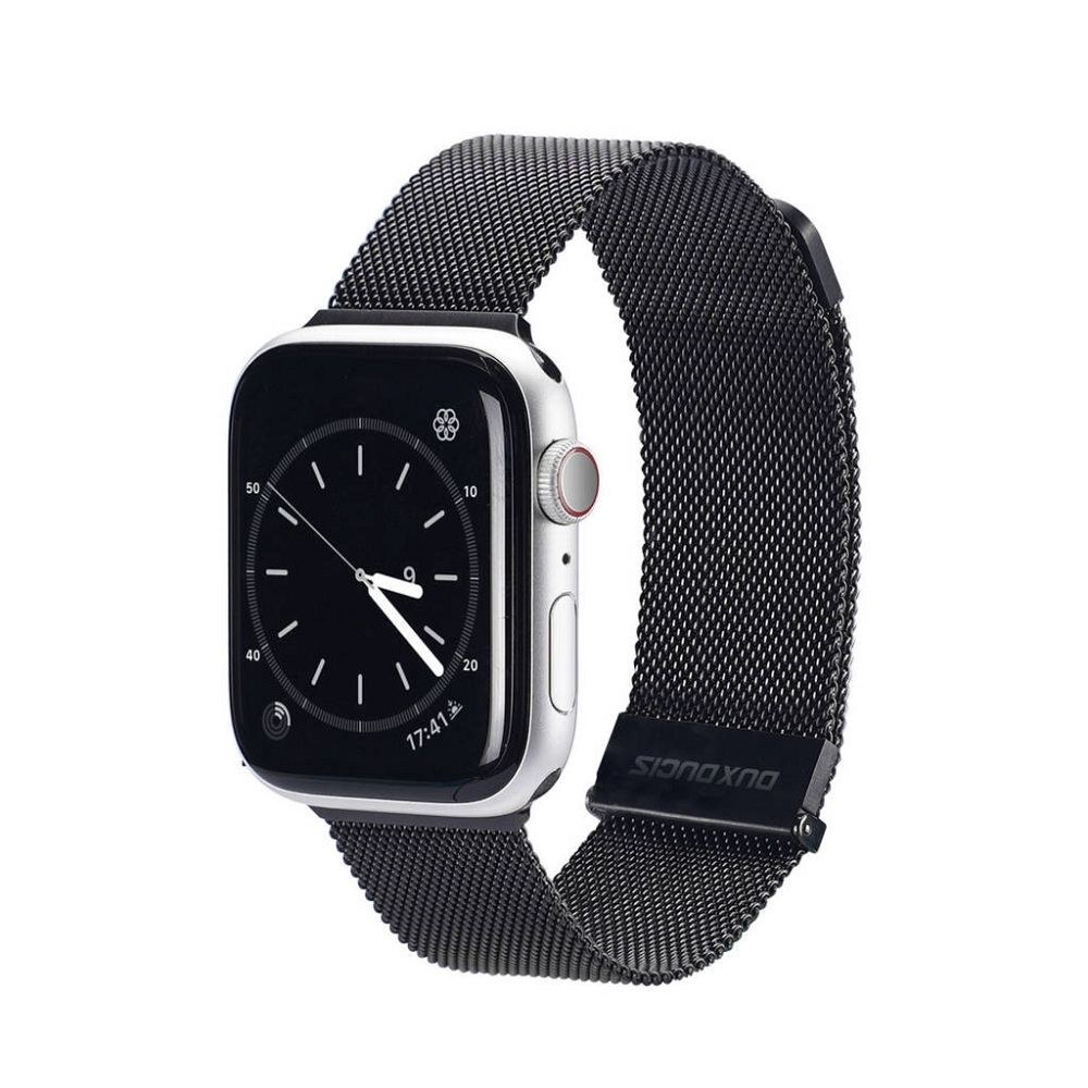 DUX DUCIS Milanese - nerezový magnetický řemínek pro Apple Watch 38/40/41mm black