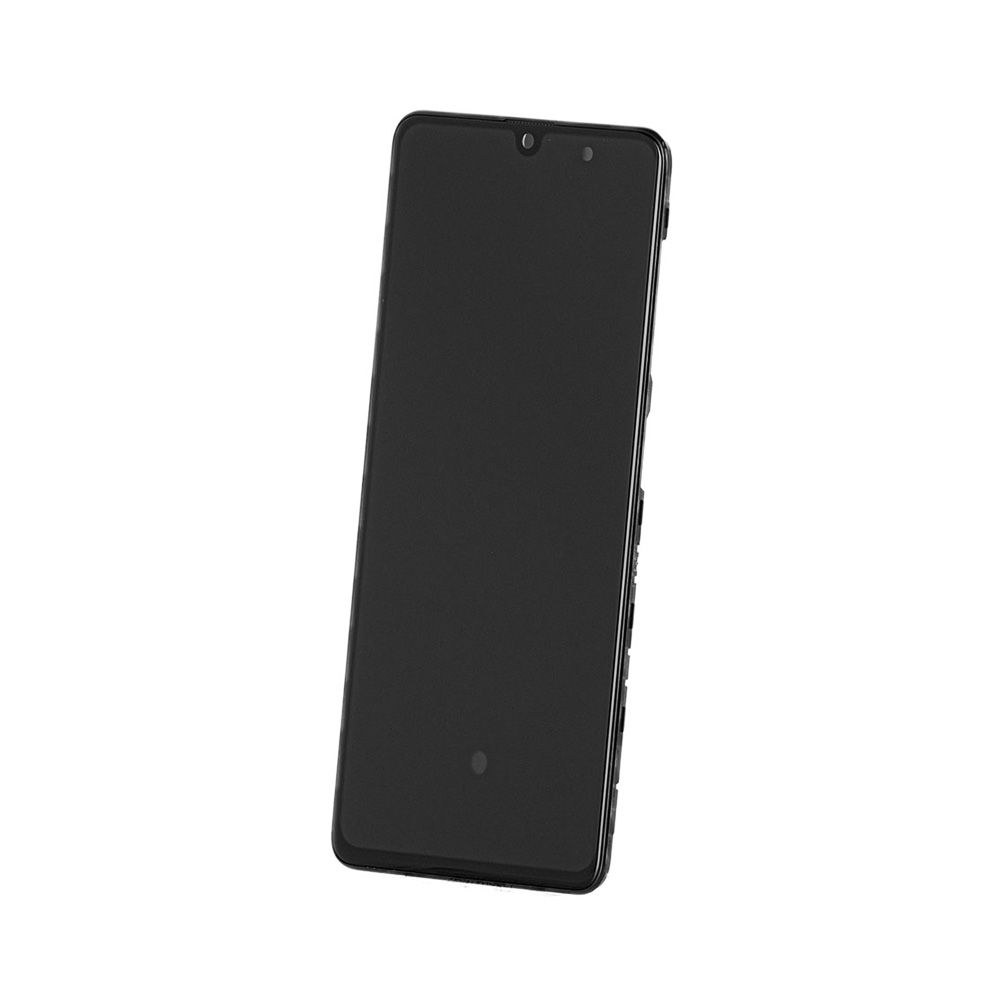 LCD displej Samsung A41 A415F černý rám incell bez otisku prstu