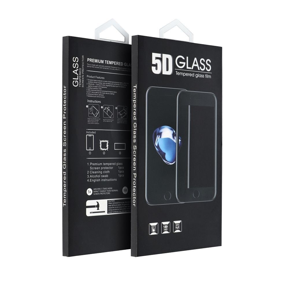 5D Full Glue Tempered Glass - pro Iphone 15 Pro černé
