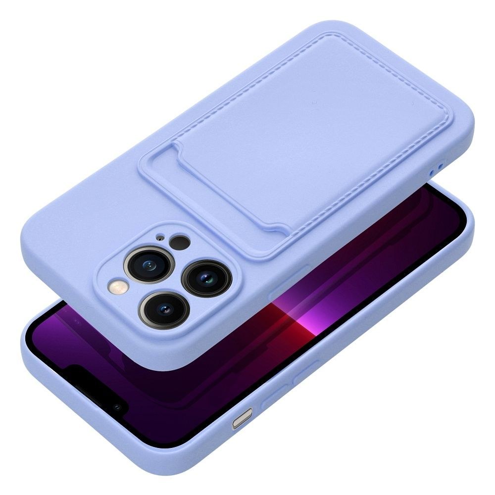 CARD Pouzdro pro IPHONE 15 PRO fialové