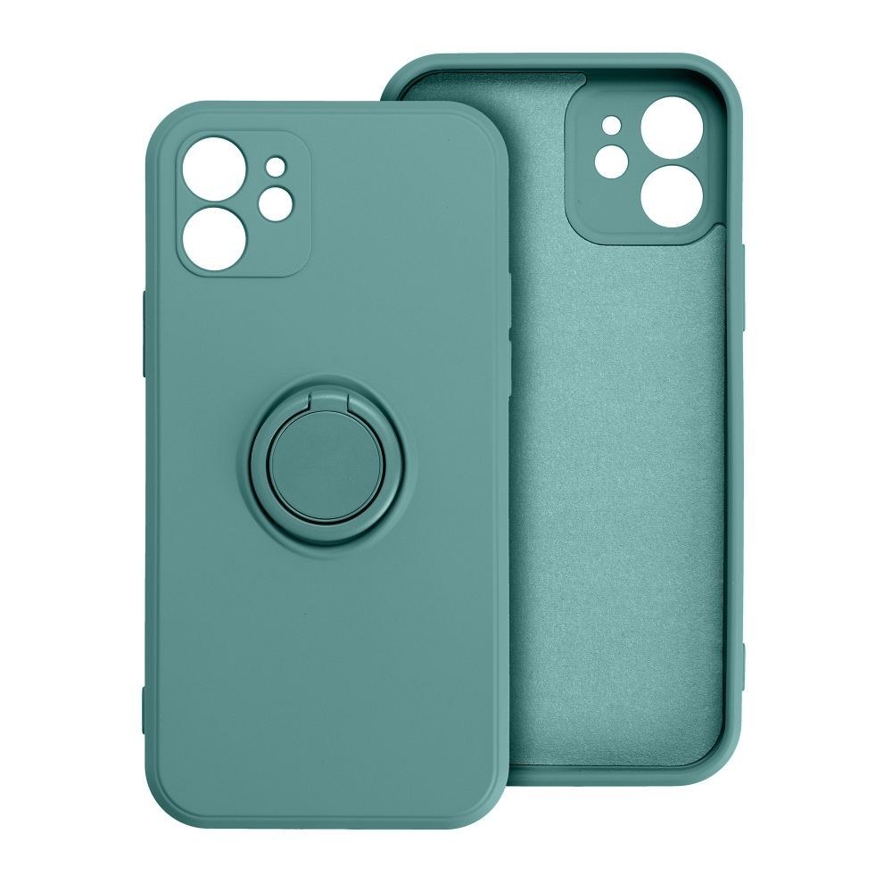 SILIKONOVÝ KROUŽEK Pouzdro pro IPHONE 15 PRO MAX zelené
