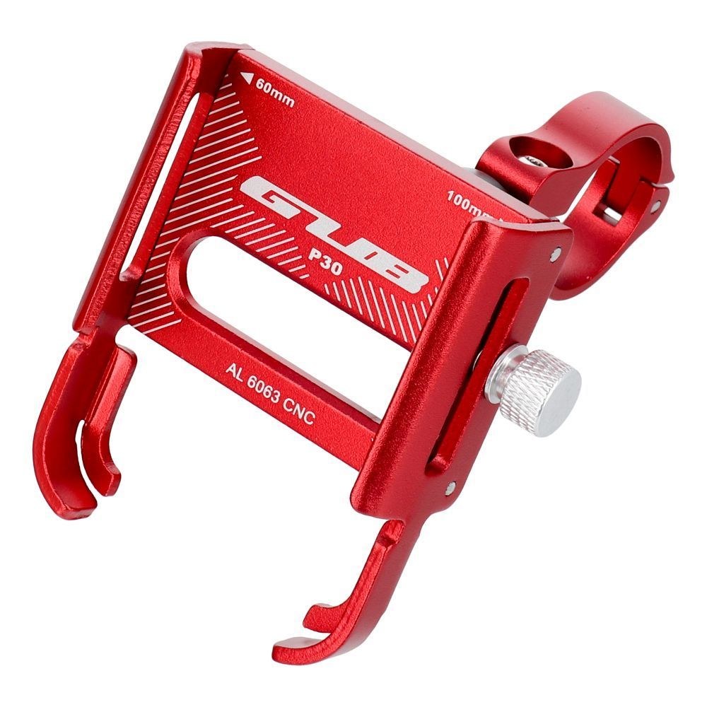 Držák na kolo pro mobilní telefon GUB G30 Aluminium red
