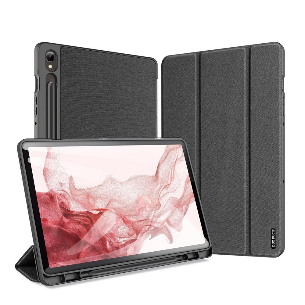 DUX DUCIS Domo - Trifold Case s úložištěm tužky pro Samsung Tab S9 black