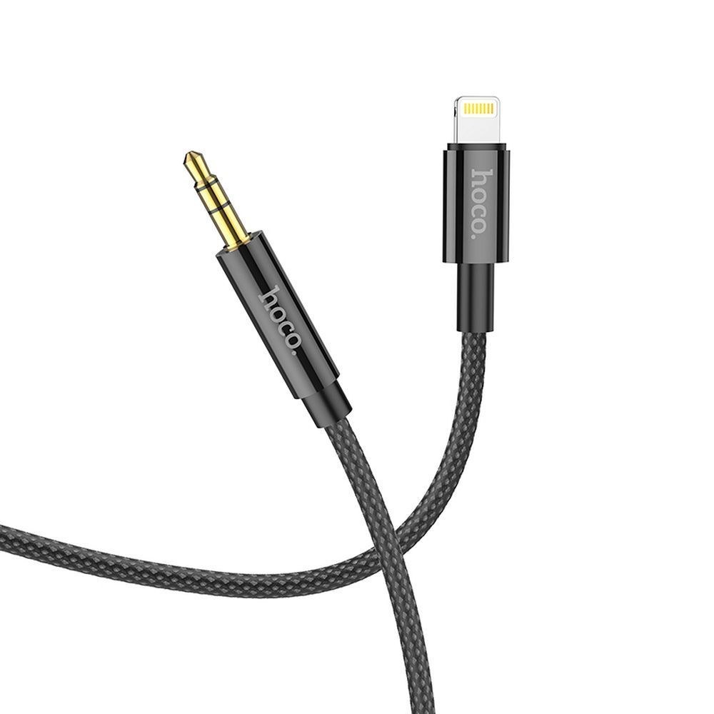 HOCO kabel AUX Audio Jack 3,5 mm na Lightninng 8-pin UPA19 1m black
