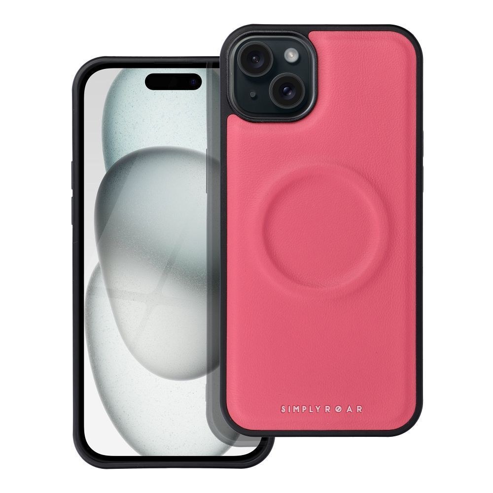 Pouzdro Pouzdro roar Mag Morning Case - pro iPhone 15 Plus sytě růžové