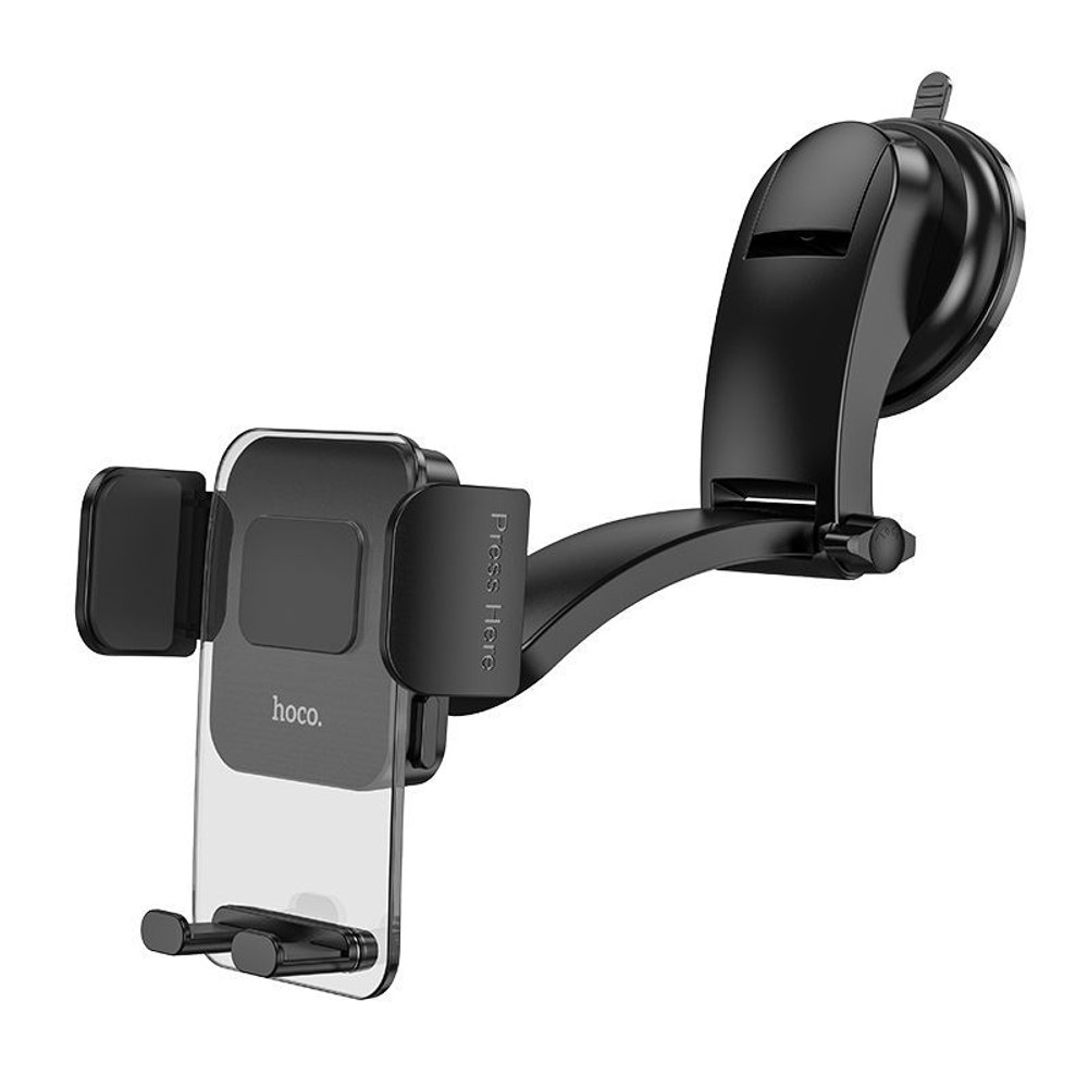HOCO držák telefonu do auta na okno / středovou konzolu Delicate CA118 black
