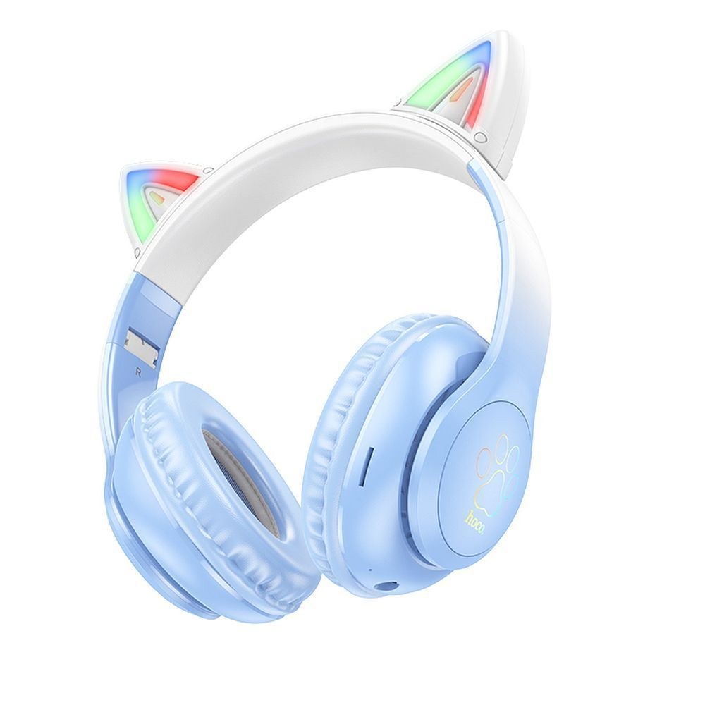 HOCO sluchátka bluetooth W42 Cat Ear třešňový květ
