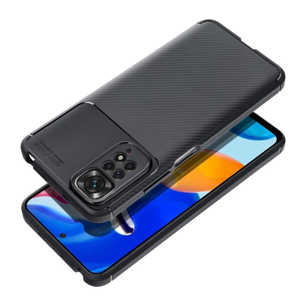 CARBON PREMIUM Pouzdro pro XIAOMI Redmi 12C černé