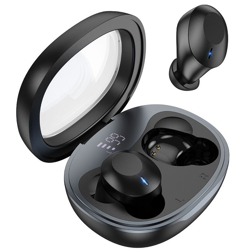 HOCO bluetooth sluchátka TWS Smart True bezdrátová EQ3 černá