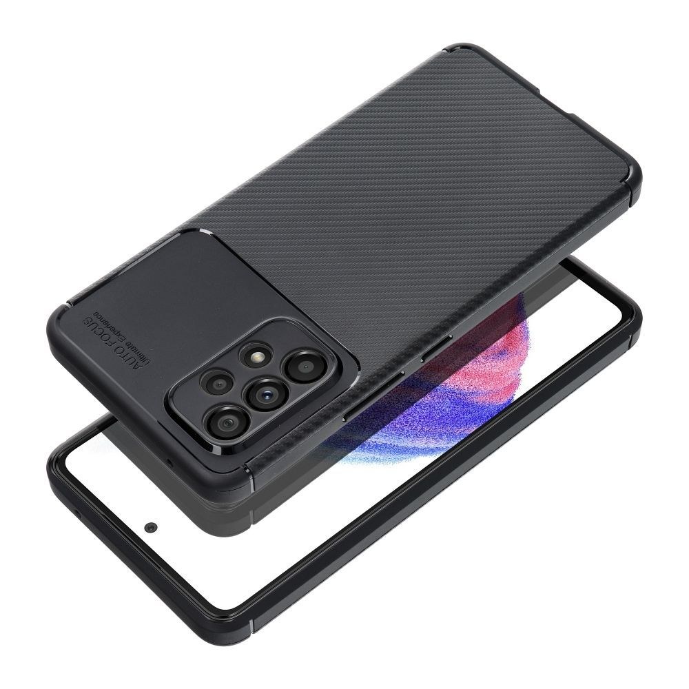 Pouzdro CARBON PREMIUM pro SAMSUNG A15 5G černé