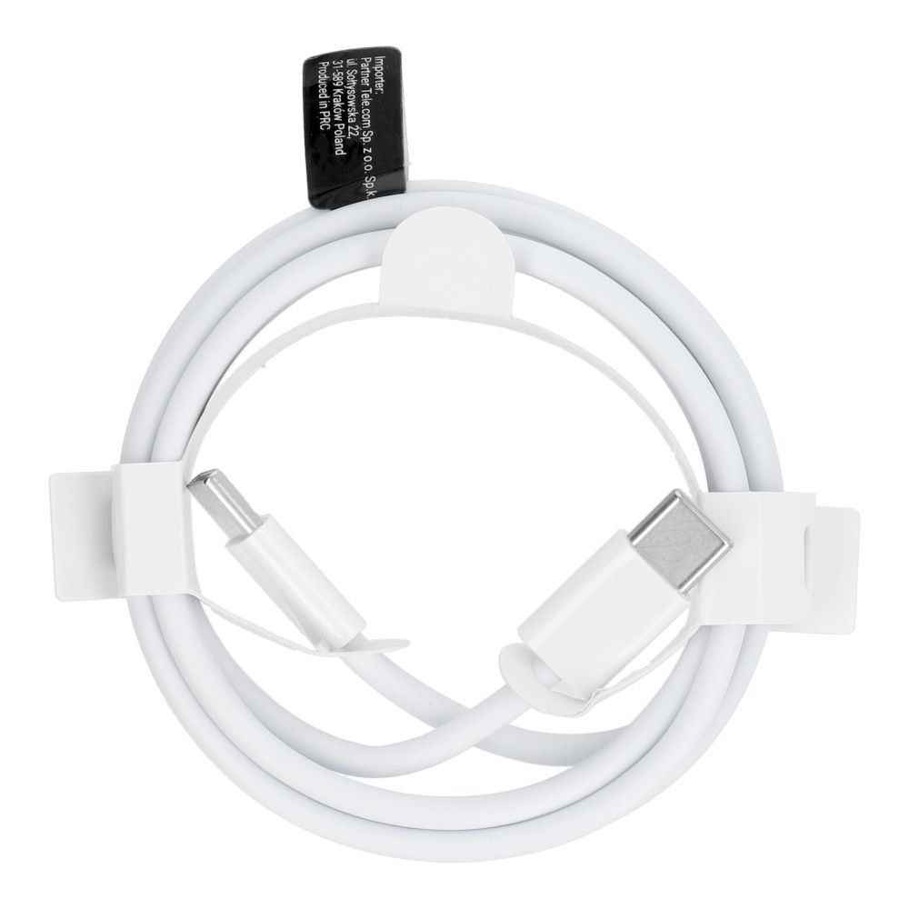 Kabel Typ C až Typ C 3,0 PD 30W HD26 bílý 1 metr