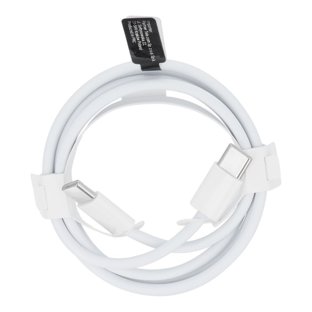 Kabel Typ C až Typ C 3,0 PD 30W HD26 BOX bílý 1 metr