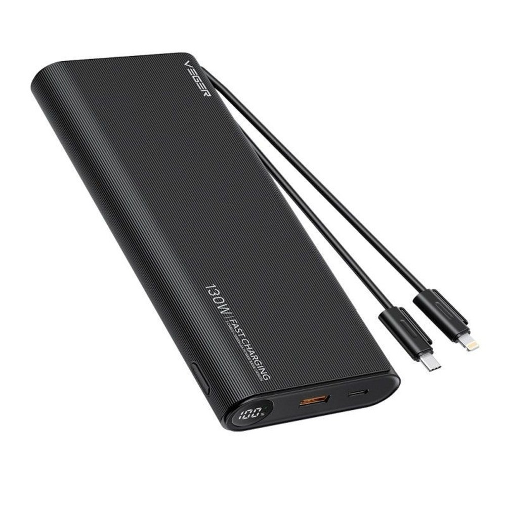 Power banka VEGER TCE130 - 25 000mAh Quick Charge PD 130W (W2503)