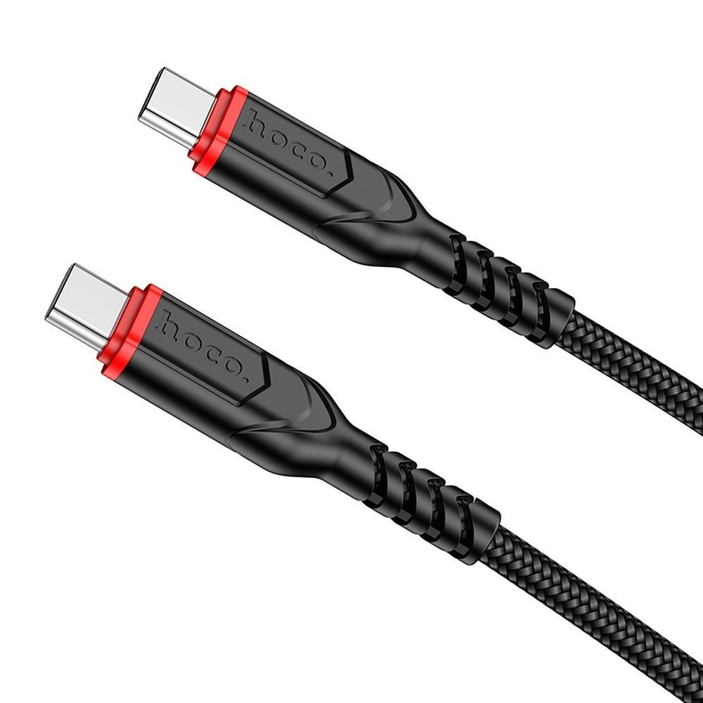 HOCO kabel Typ C až Typ C PD 60W VICTORY X59 1m black