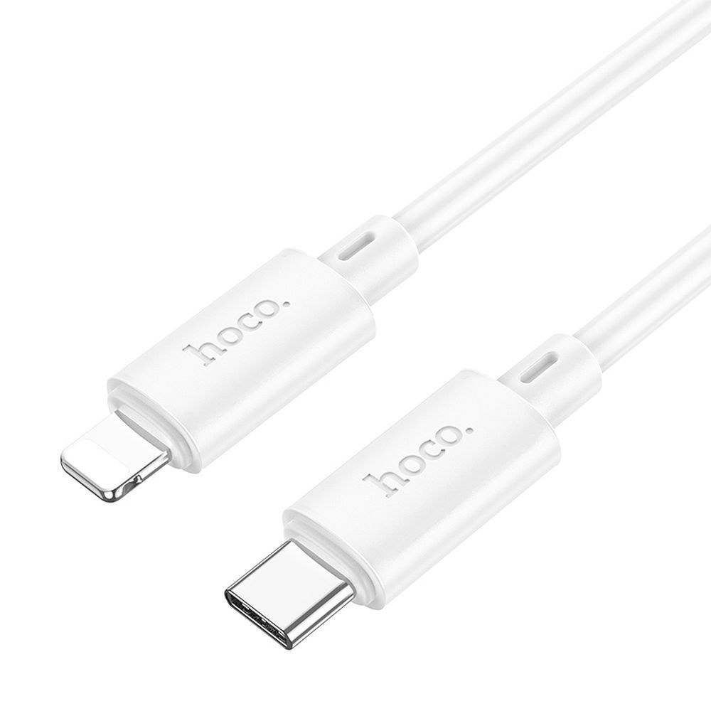 HOCO kabel typu C k iPhone Lightning 8-pin Power Delivery 20W Gratified X88 bílý