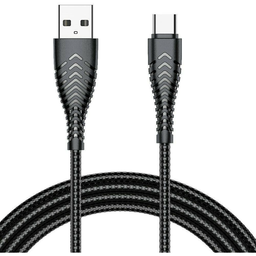VEGER kabel USB na typ C 2,4A 2,0 v104 V104 1,2m black