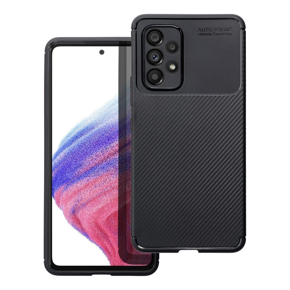 Pouzdro CARBON PREMIUM pro SAMSUNG A14 5G černé