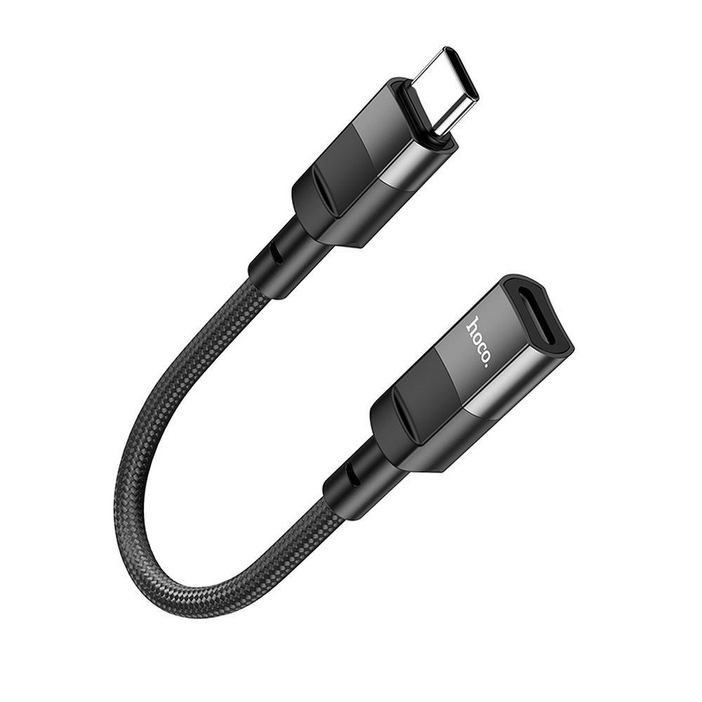 HOCO adaptér typu C (samec) na iPhone Lightning 8-pin (samice) U107 10cm black