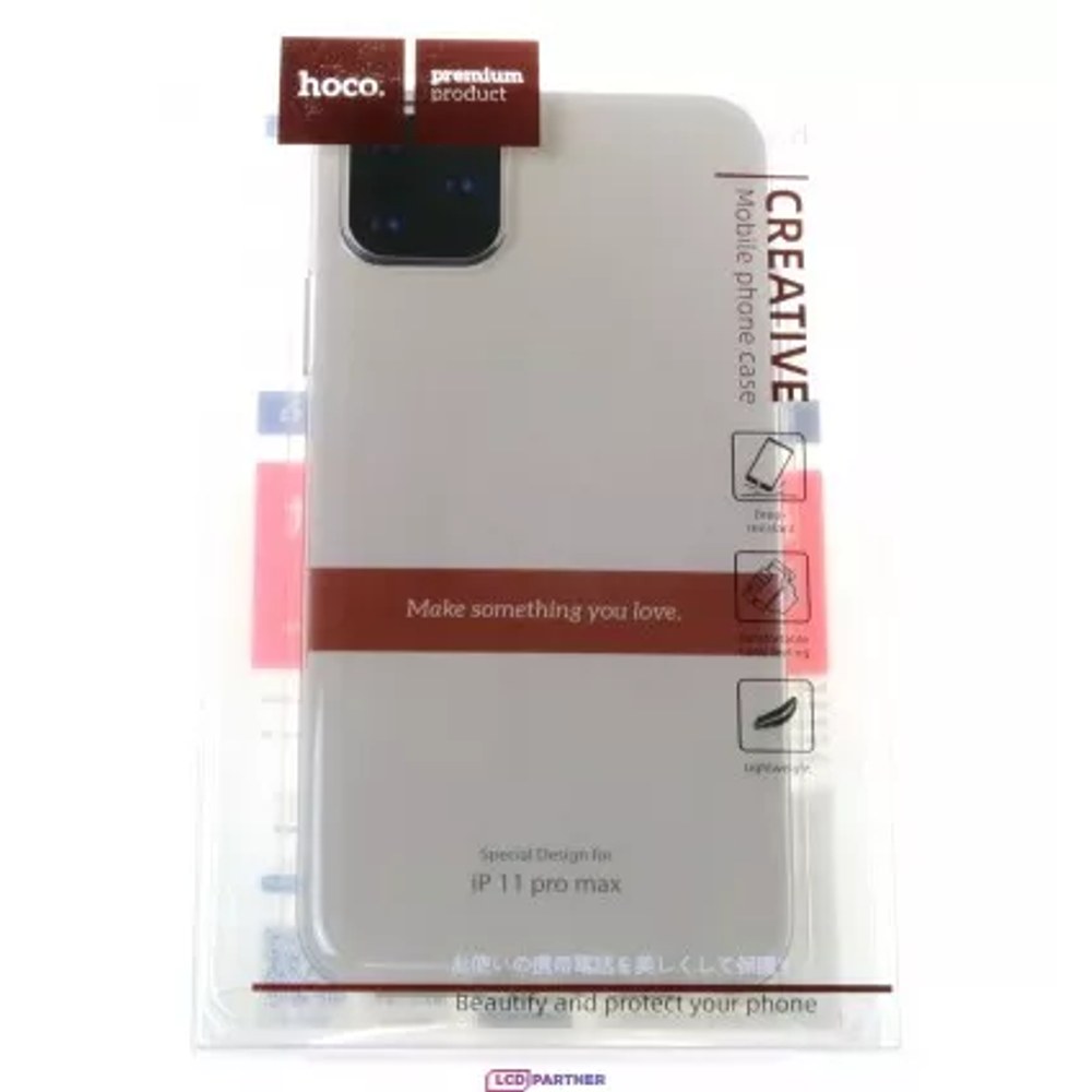 Hoco. Světelná řada Apple iPhone 11 Pro Max Cover černá