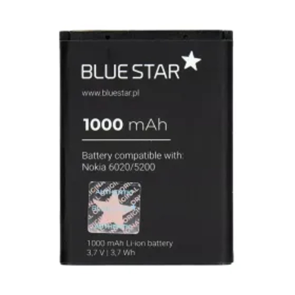 Baterie pro Nokia 6020/5200/5300/3220/5140 1000 mAh Li-Ion (BS) PREMIUM