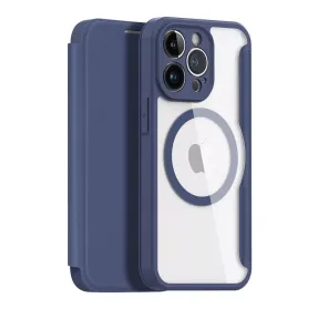 DUX DUCIS Skin X Pro - Folio Case kompatibilní s MagSafe pro Apple iPhone 14 Plus modré