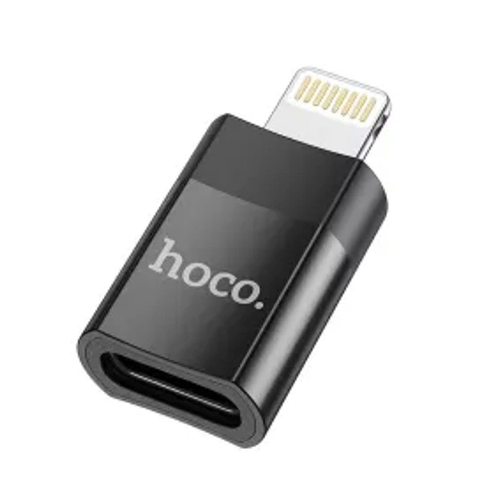 HOCO adaptér z typu C (samice) na Lightning 8pinový UA17 black