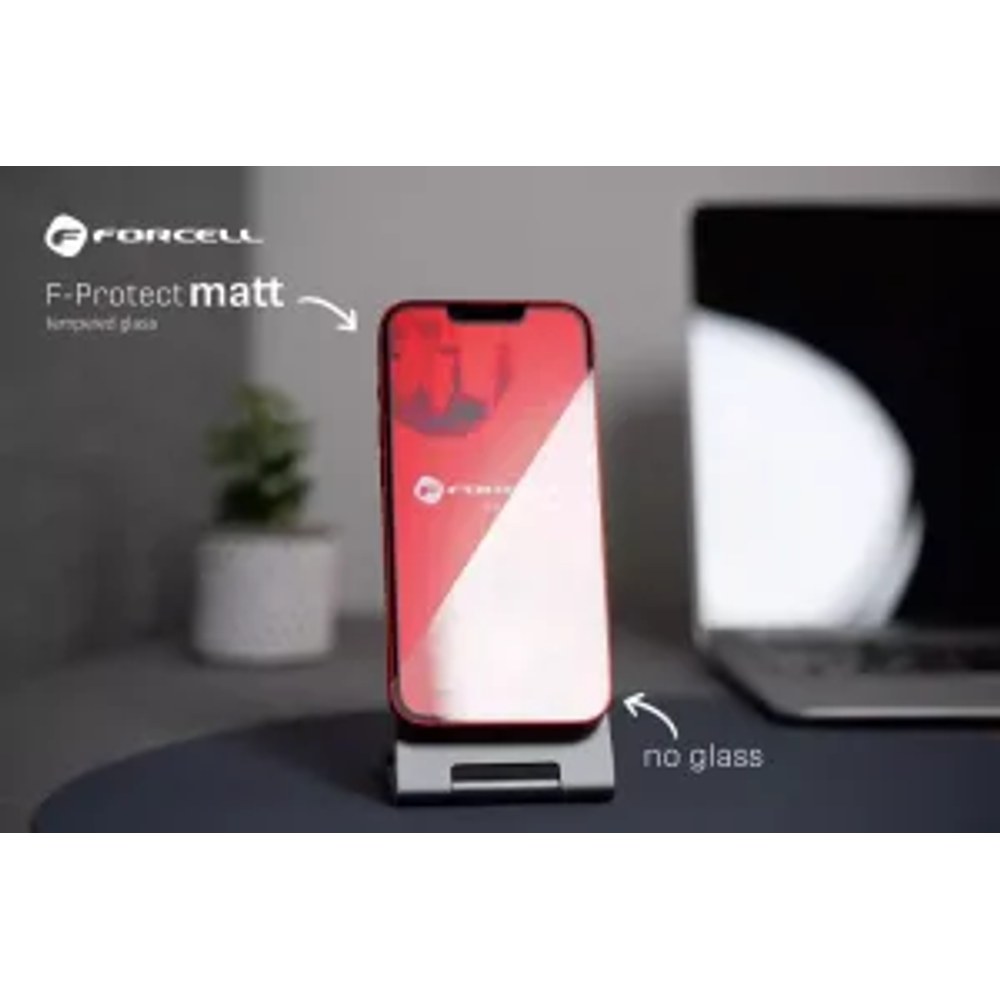 Matné sklo - pro Iphone 13 Pro / 14 černé