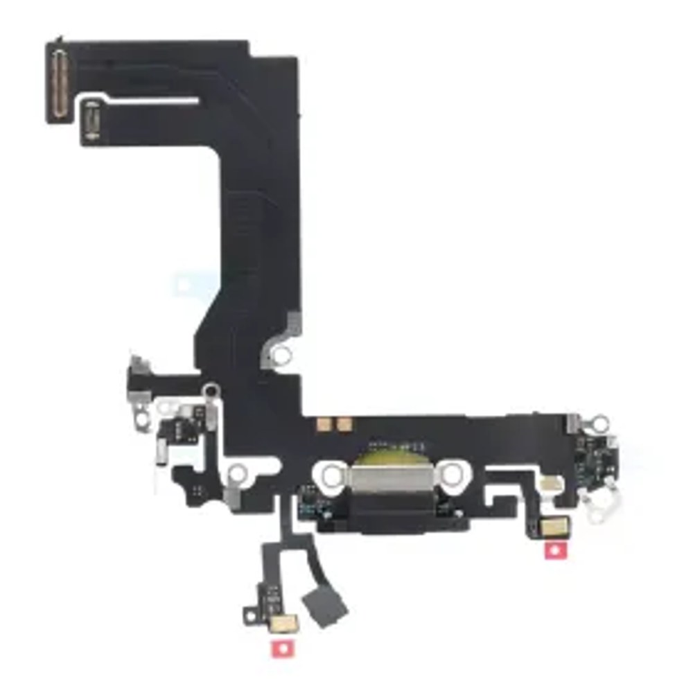 Nabíjecí flex USB pro IPHONE 13 Mini black (vytažený)
