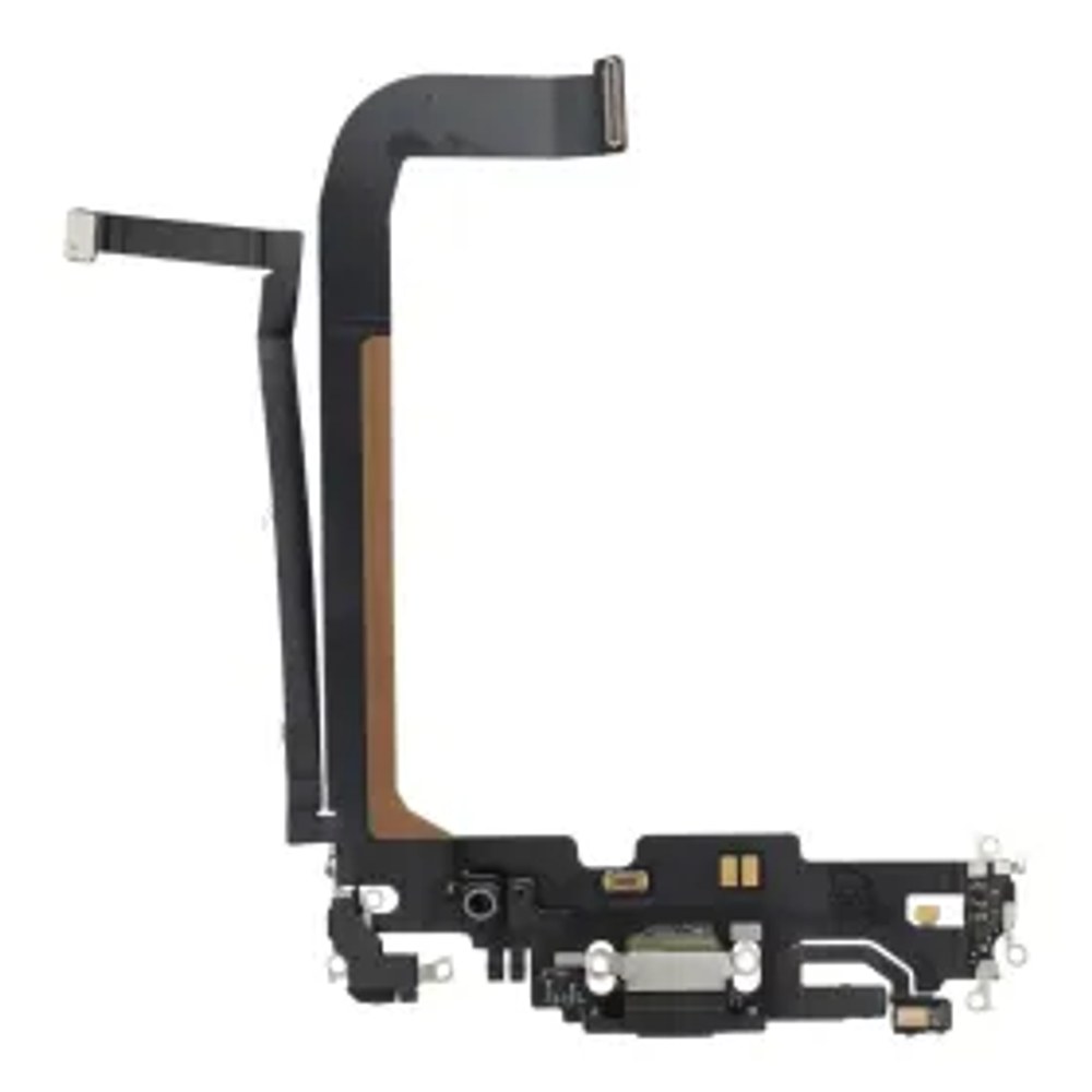 Nabíjecí flex USB pro IPHONE 13 Pro Max black (vytažený)