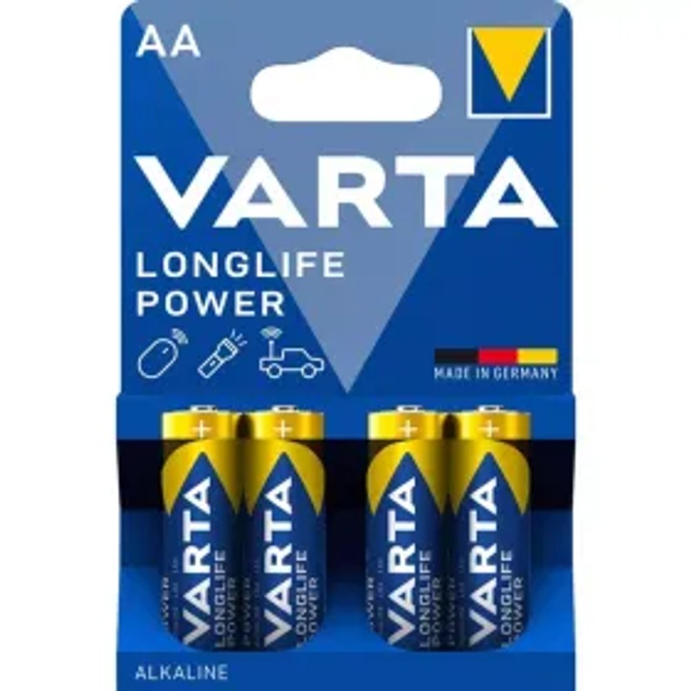 VARTA alkalická baterie R6 (AA) Longlife Power 4 ks