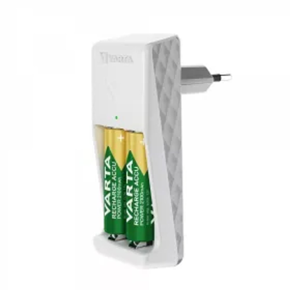 VARTA MINI CHARGER 57656 + 2 x dobíjecí baterie R6 (AA) 2100mAh