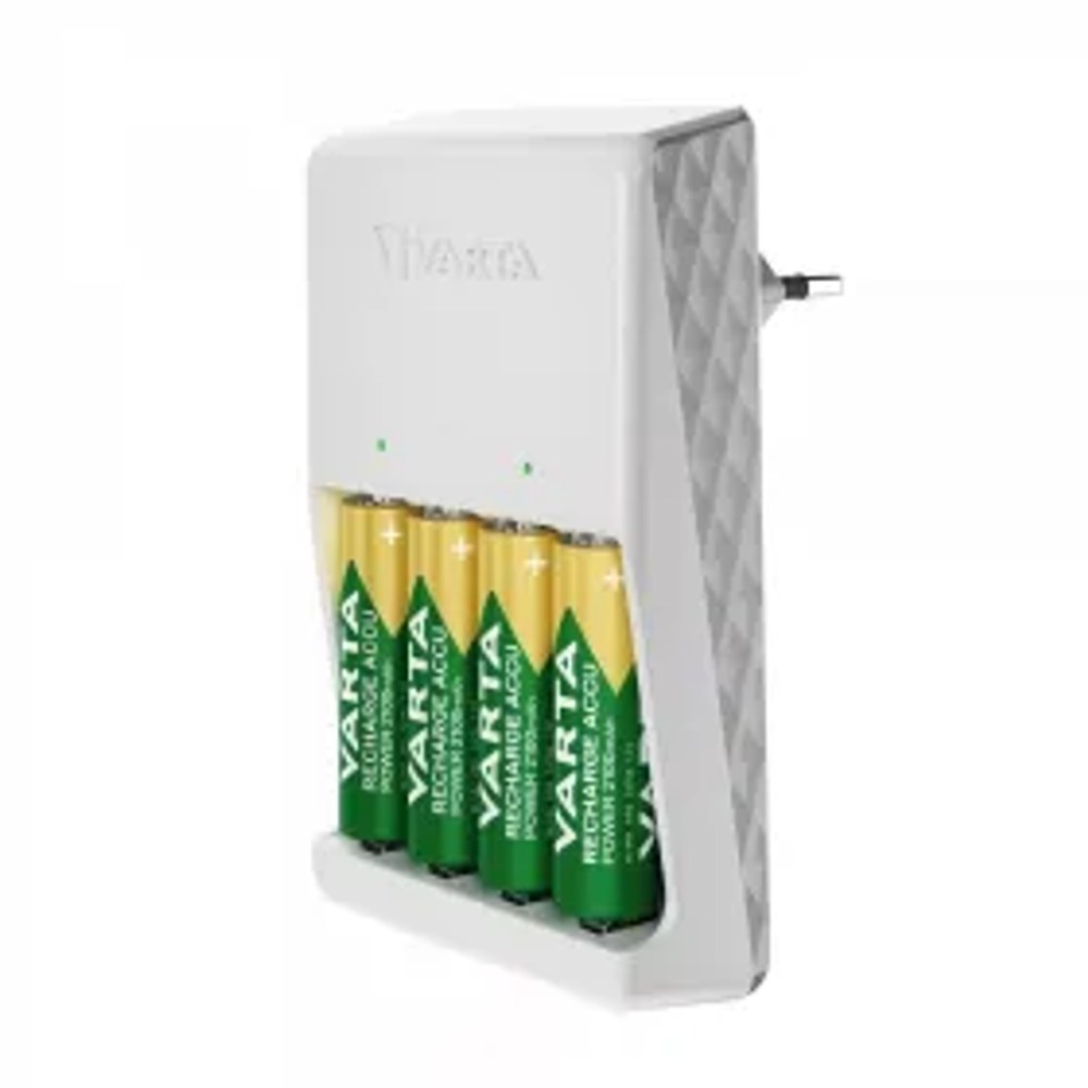 VARTA PLUG CHARGER 57657 + 4 x dobíjecí baterie R6 (AA) 2100mAh