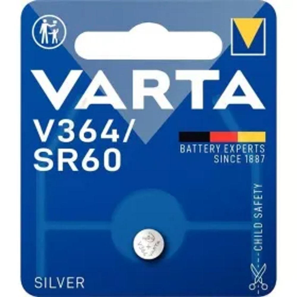 VARTA stříbrná baterie V364 (Typ SR60) 1 ks