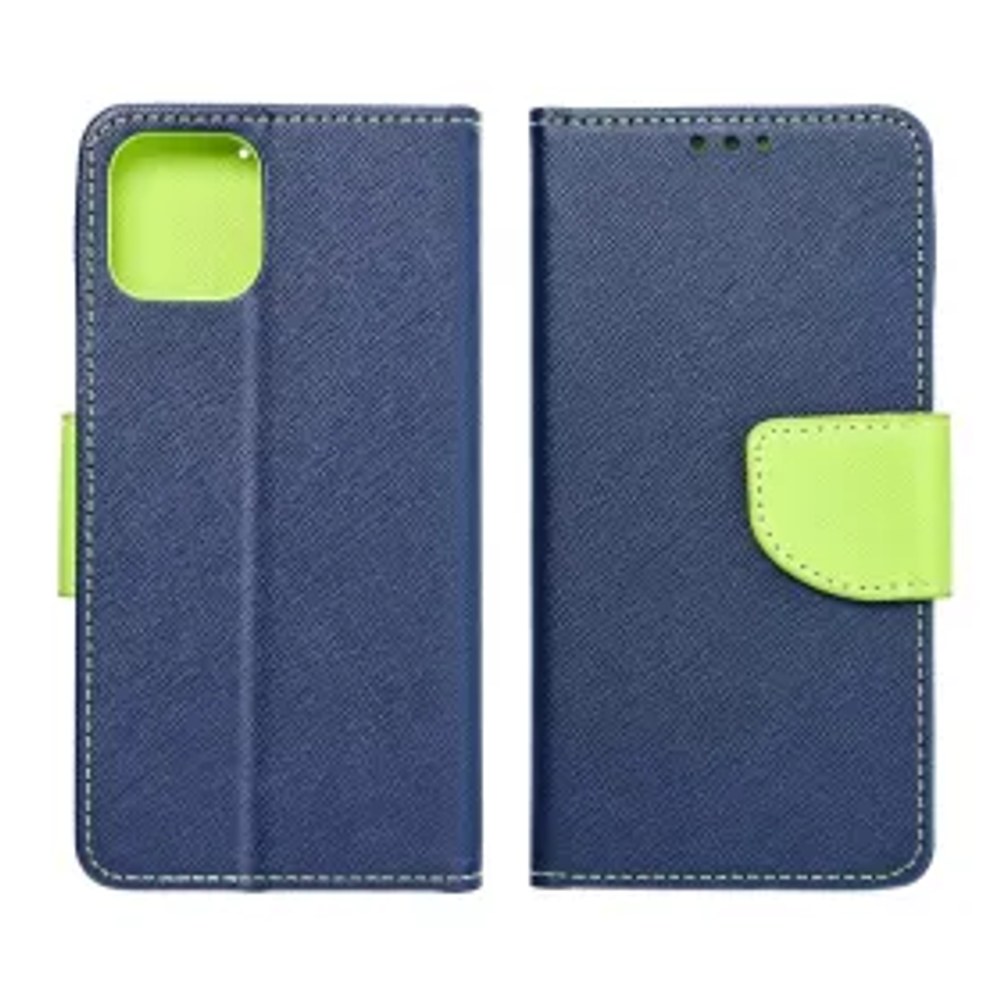 FANCY Knižní pouzdro pro SAMSUNG S25 Plus navy / lime