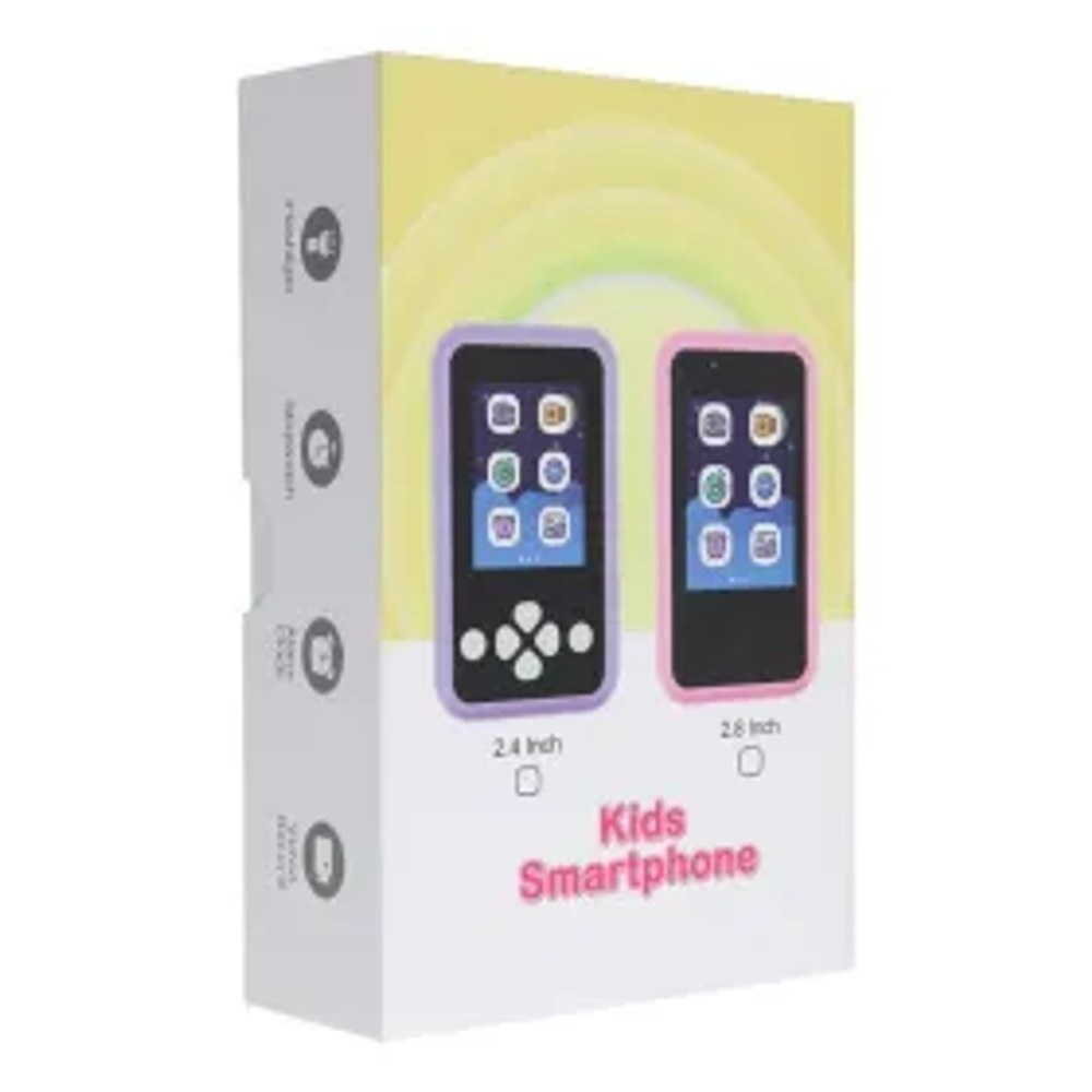Herní telefon pro děti s IPS displejem 2,4" s tlačítky KDC-0027A modrá