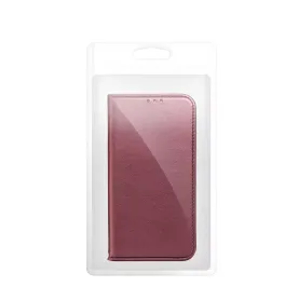 Knižkové pouzdro SMART MAGNETO pro SAMSUNG S25 bordó