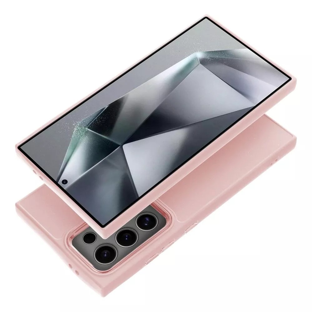 FRAME Pouzdro pro SAMSUNG S25 pudrově růžové