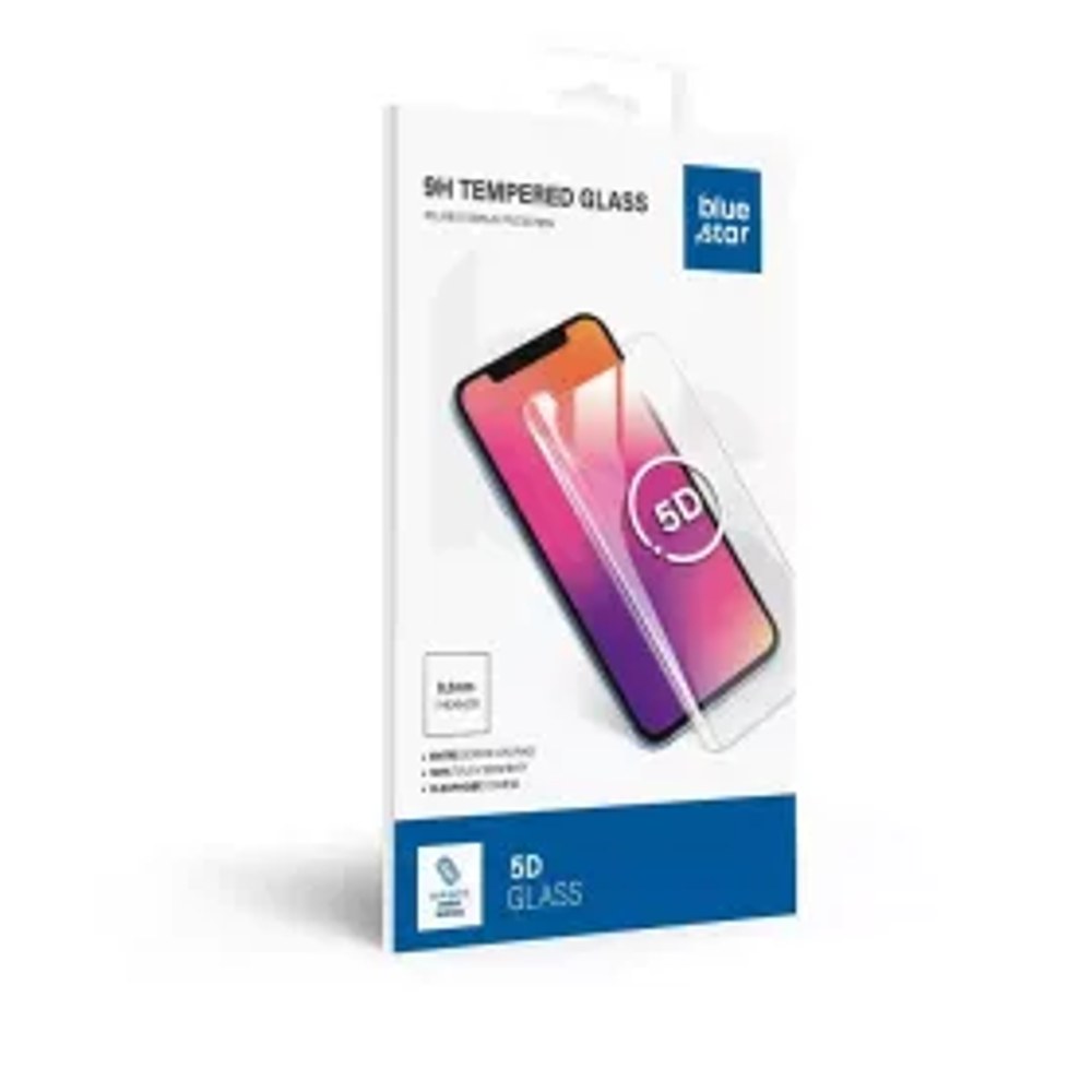 Tvrzené sklo Blue Star - SAMSUNG A16 5G Full Face (plné lepidlo s rámečkem/malá velikost) - černé Tvrzené sklo Blue Star