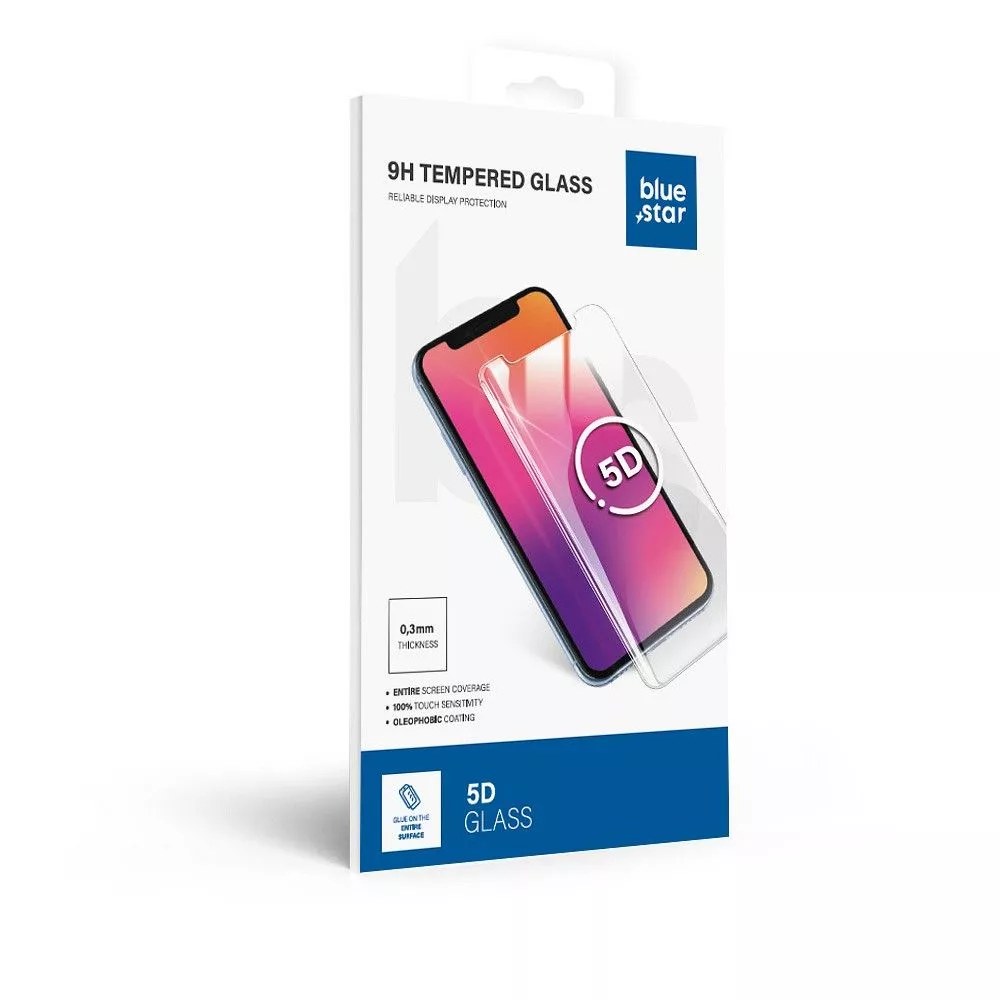 Tvrzené sklo Blue Star – SAMSUNG Galaxy S25+ Full Face (úplné lepidlo/pouzdro) – černé Tvrzené sklo Blue Star
