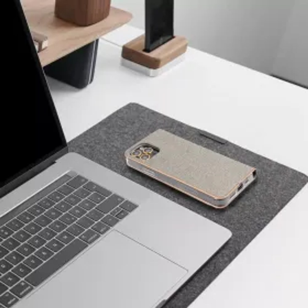 LUNA Book Gold pro Xiaomi Redmi 14C stříbrná