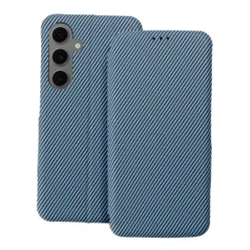 Knižkové pouzdro FOLIO Side Magnet pro SAMSUNG S25 PLUS modré