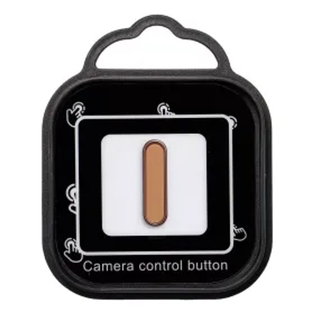 Aktivní tlačítko Camera Control vhodné pro pouzdro řady IPHONE 16 Drop Glue / Clear Mag Cover hnědé