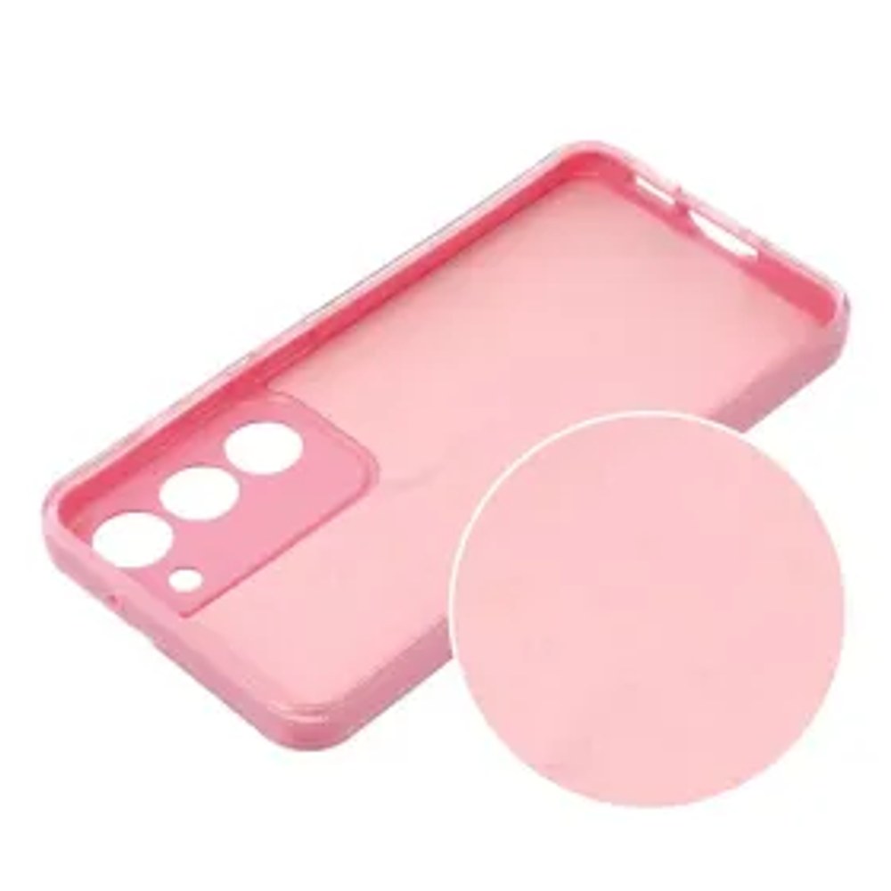 CLEAR CASE 2mm BLINK pro SAMSUNG A35 5G růžové
