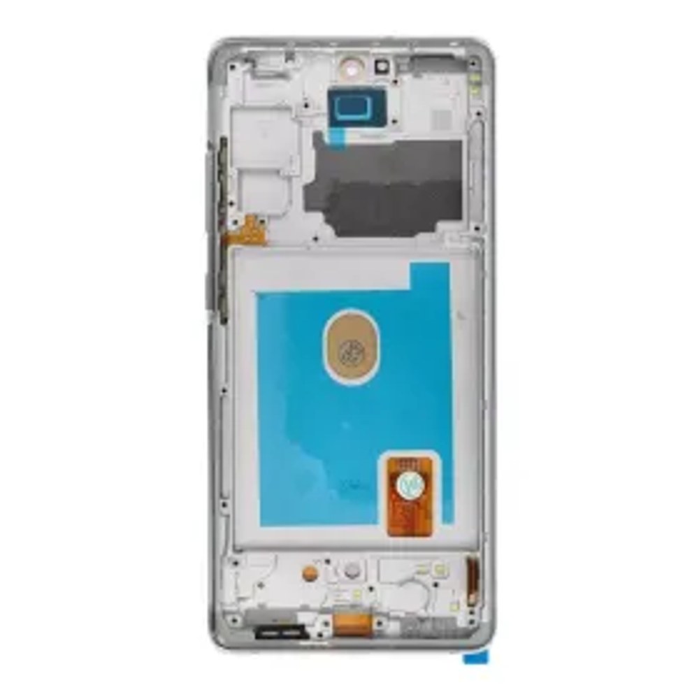 Displej LCD SAMSUNG S20 FE OLED s rámečkem bílý