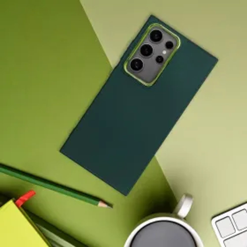 FRAME Pouzdro pro XIAOMI Redmi Note 14 4G / 14 5G zelené