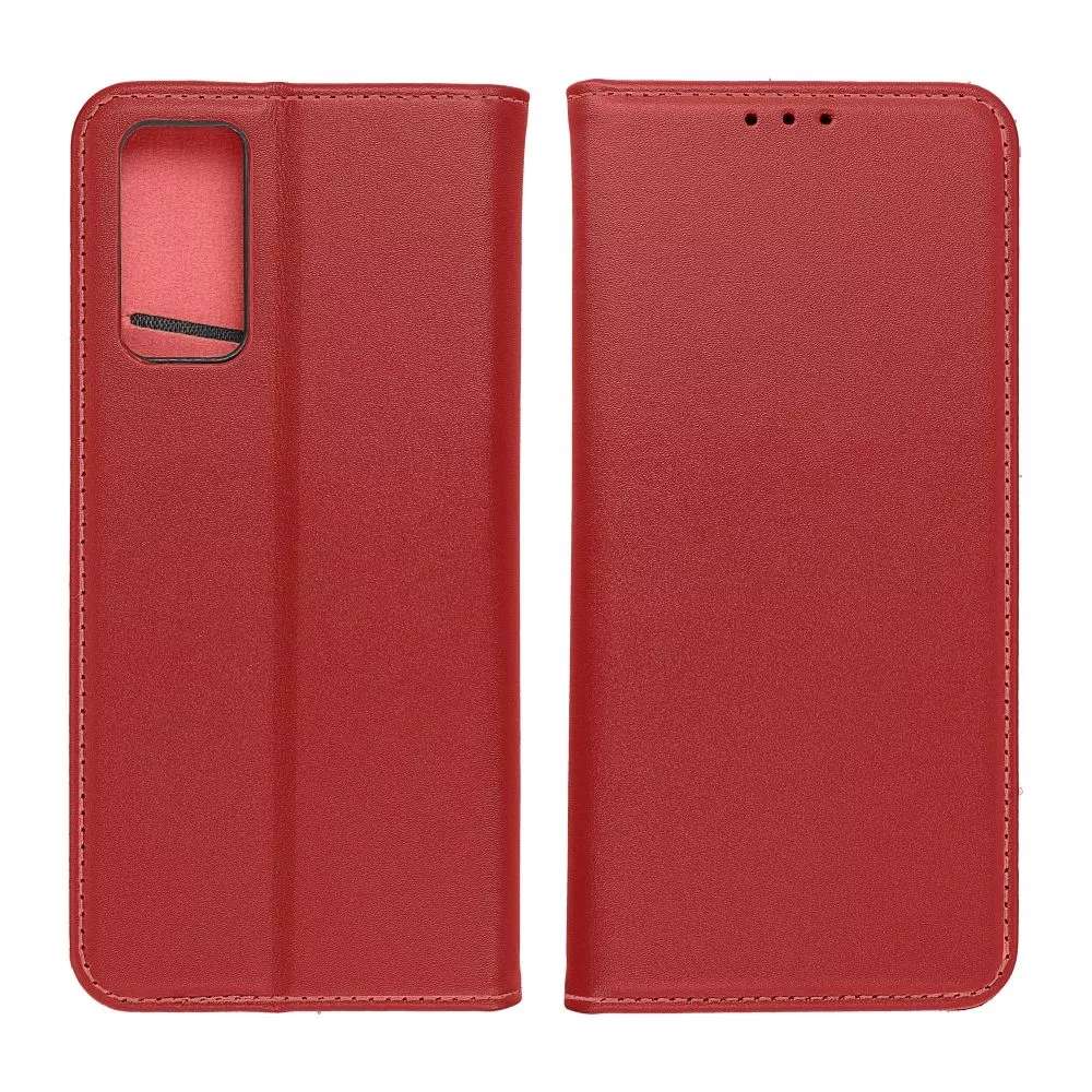 Kožené pouzdro SMART PRO Book pro XIAOMI Redmi NOTE 14 4G / 5G claret