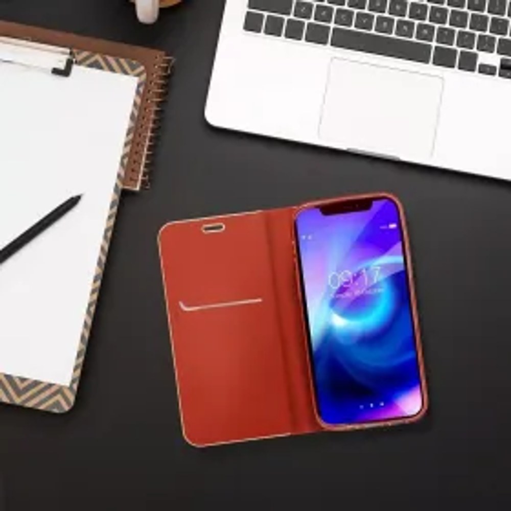 LUNA Book Gold pro SAMSUNG A56 5G červená